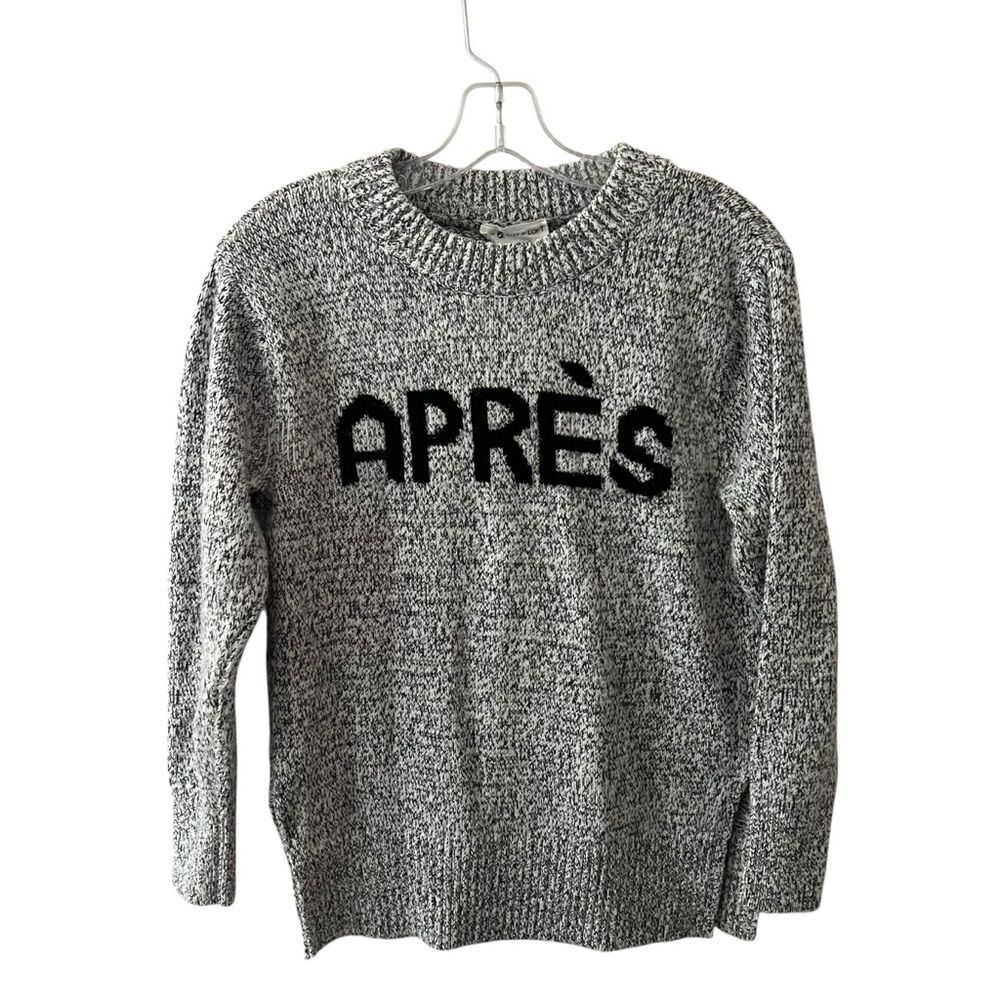 The Loft Lou & Grey Apres Ski Spell Out Crewneck Sweater Women XS